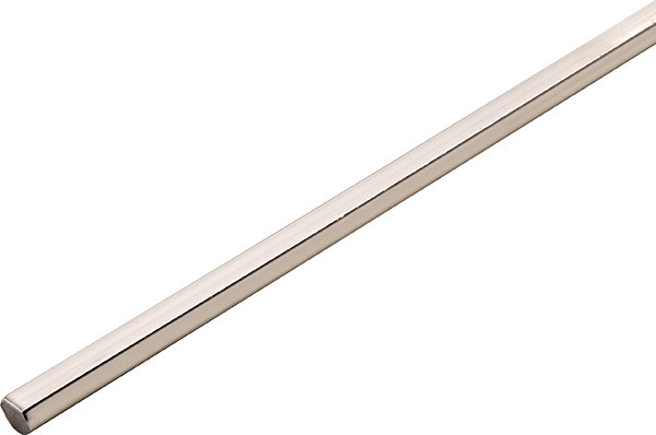 Profile Rod, steel, nickel-plated, 8mm x 1600mm