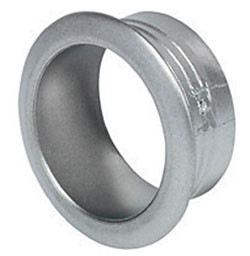 Rosette, solid brass, nickel matt, lacquered, 19mm