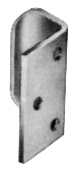 Mastercombi Strike Plate, steel, nickel-plated