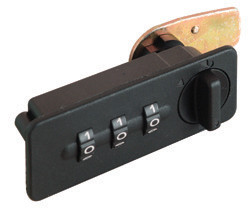 Combi-Code Lock 1153, vertical, black