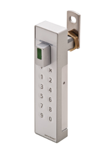 Safe-O-Tronic LS100 Pin/Pin vertical with knob at top white