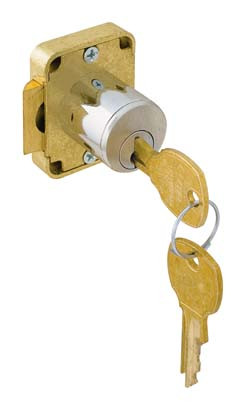 Spring Bolt Lock, C8139, steel, brushed chrome, 3/4", K103