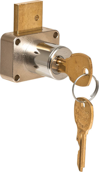 Door Lock, C8173, steel, satin brass, 7/8", K915
