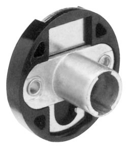 Deadbolt Lock Body, zinc, round, right hand/left hand