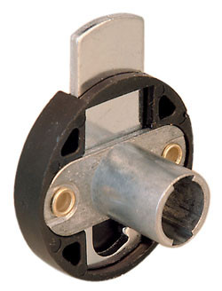 Deadbolt Lock Body, zinc, round, drawer, 49mm throw