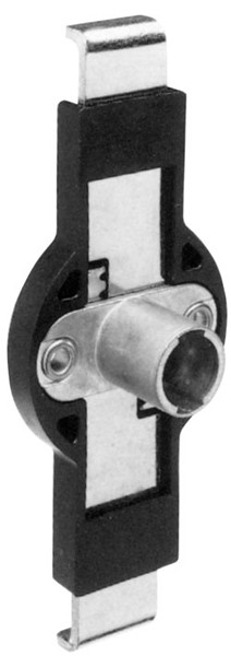 Central Lock Body, two drawer, steel, nickel-plated