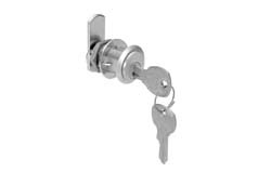Cam Lock, C8102, flush, 1 1/16", satin brass, keyed different