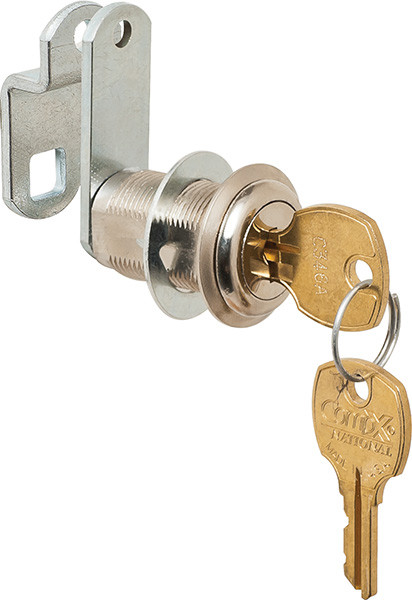 Cam Lock, C8053 Series, 30 mm Cylinder, National Lock - C Series, Model C346A, keyed alike