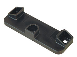 Drawer Clip, narrow, plastic, black