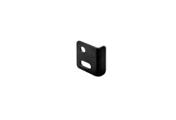 Strike Plate, off-set, steel, nickel-plated, 22mm x 8mm