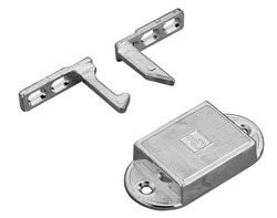 Automatic Door Bolt, zinc, nickel-plated