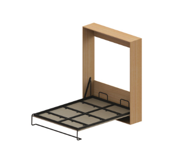 Bed Kit, Steel, Black, Queen Size