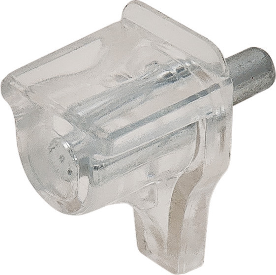 Shelf Support, plastic, Clear, 3mm 50pcs