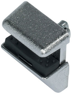 Glass Shelf Support with Quick Clamp, zinc, nickel-plated, 5mm