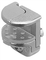 Glass Shelf Support , 8-12mm with Pin 5mm , zinc, nickel-plated