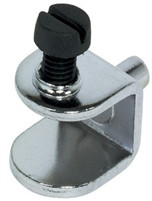 Glass Shelf Support Screw mounted, steel, nickel-plated 10pcs