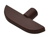 Shelf Support, plastic, brown, 5mm 20pcs