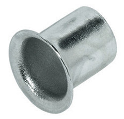 Shelf Support Sleeve, steel, nickel-plated, 7mm