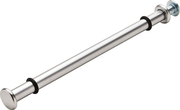 Shelf Support, steel, chrome-plated, matt, 12/200mm