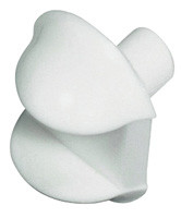 Glass Shelf Support, plastic, clear, 5mm /5mm 50pcs