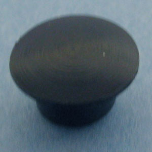 Large Cap Finishing Hole Plug Black 8mm(5/16"), Pkg of 500