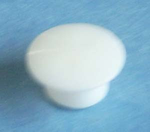 Large Cap Finishing Hole Plug White 8mm(5/16"), Pkg of 500