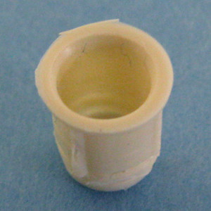 Finishing Hole Liner Almond 8mm-1/4", Pkg of 100