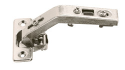 A-Series Hinge Clip-On, matt, 135 degree, pie cut corner, self closing