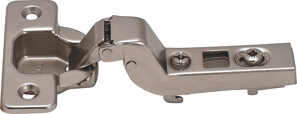Hinge Clip-on, 110 degree, inset, self-closing, steel, nickel-plated, Mod -4