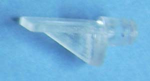 Shelf Support 1/2" - 5mm peg, Clear, Bag of 1000