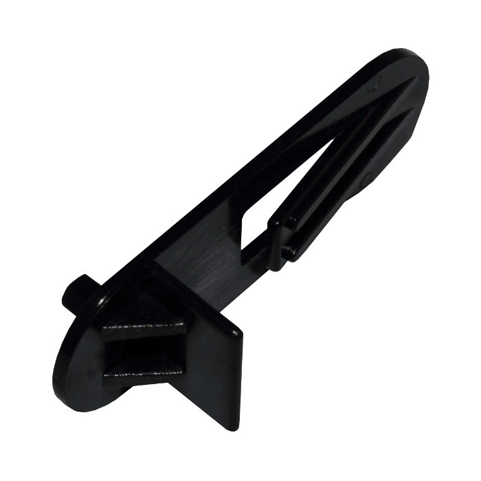 Shelf Support Locking 1/2" - 5mm peg, Black, 1pc 3248BK