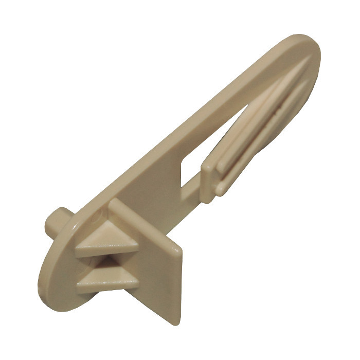 Shelf Support Locking 1/2" - 5mm peg, Tan, 1pc  3248
