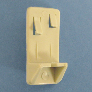Shelf Support Dual Locking 3/4" or 1" - 5mm pegs (Seismic Ribs), Almond, Pkg of 100