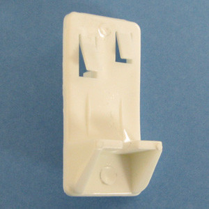 20pc Shelf Support Dual Locking 3/4" or 1" - 5mm pegs White or Clear,  #32201