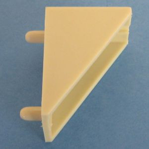 Shelf Support - Garage Style - 5mm pegs, Almond, Pkg of 100