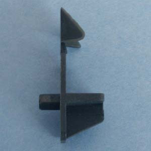 Shelf Support - 5/8" - 5mm peg - Locking Wings, Black, Pkg of 100 (OVERSTOCK PRICE 12/26/13)