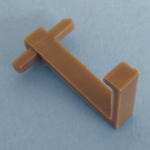Shelf Support Lockdown 3/4" - 5mm peg, Tan, Bag of 12