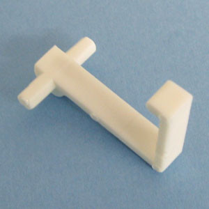 Shelf Support Lockdown 3/4" - 5mm peg, White, Pkg of 100
