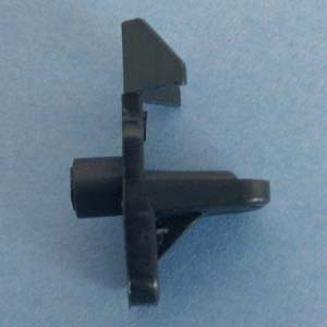 Shelf Support Locking Wings 5/16" - 1/4" peg, Black, Pkg of 100