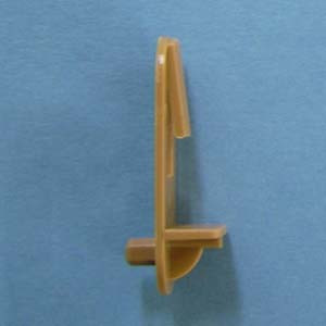 Shelf Support Locking 3/4" - 1/4" peg, Tan, Bag of 16