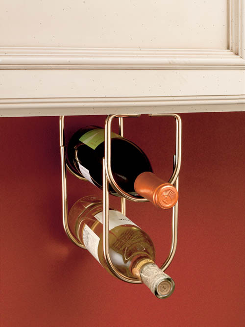 Wine Bottle Under Cabinet Organizer Wall Accessories