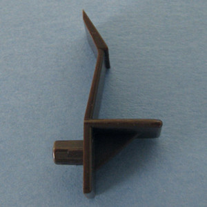 Shelf Support Locking 1/2" - 1/4" peg, Brown, Pkg of 1000