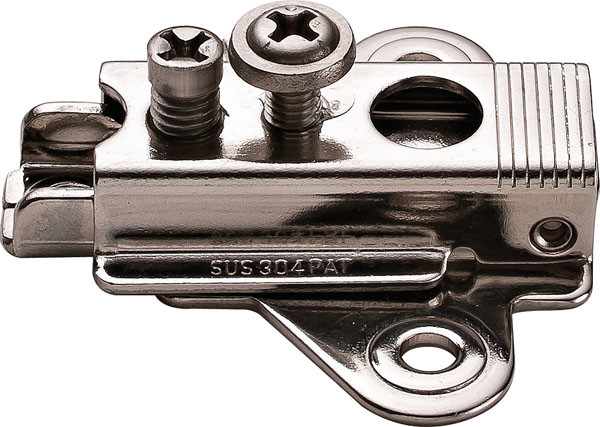 S-Series Mounting Plate, stainless steel, Mod 2 with Screws