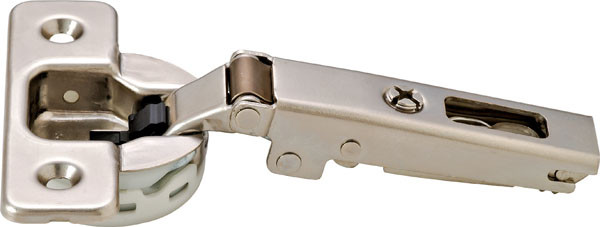 Salice C7P6AE9 Silentia+ Hinge, steel, nickel-plate #97/3.6z, 110degree, full overlay, screw-on, Mod 17
