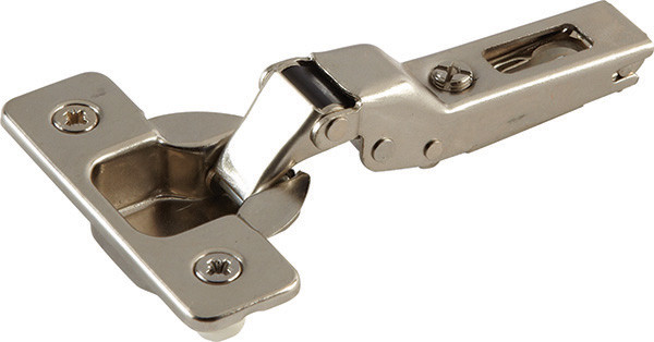 Salice C2R4G99 Hinge, steel, nickel-plated, 110degree, half overlay, free swinging,with dowel, Mod 8
