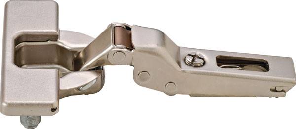 Salice C2J6G99 Hinge, steel, nickel-plated, 110degree, half overlay, self closing, Logica, Mod 8
