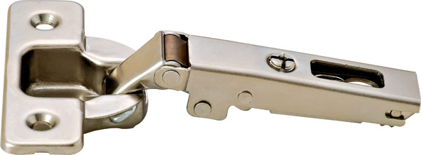 Salice C7P6DD9 Silentia Hinge, steel, nickel-plated, 110degree, 1/2", screw-on, Mod 12