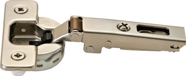 Salice C7R6AD9 Silentia Hinge, steel, nickel-plated, 110degree, full overlay, with dowel, Mod 17