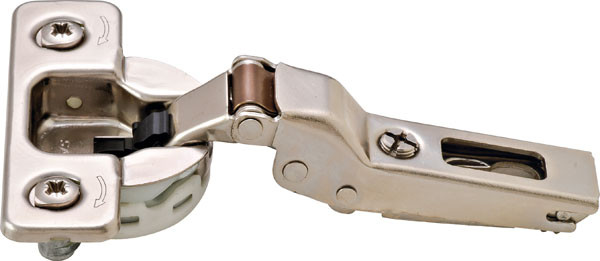 Salice C776GD9 Silentia Hinge, 110 degrees, half overlay, rapido, steel, nickel plated, MOD 8