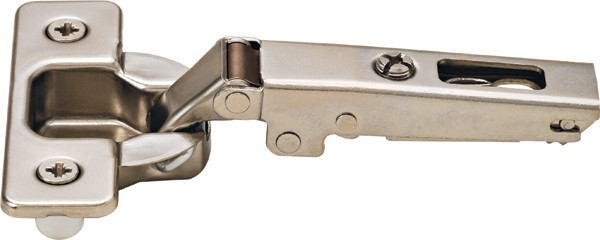Salice C2R6A99 Hinge, steel, nickel-plated, 110degree, full overlay, self closing, with dowel, Mod 17